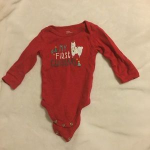 First Christmas boy/girl onesie